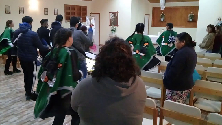 El Padre Hurtado tiene su propia diablada