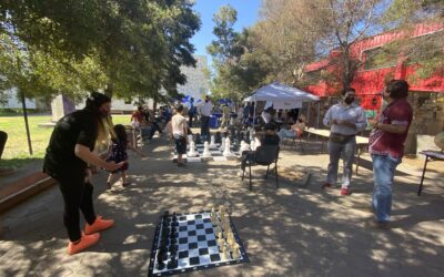 Primer Festival Infantil Primavera Ajedrez en explanada del Santuario Padre Hurtado