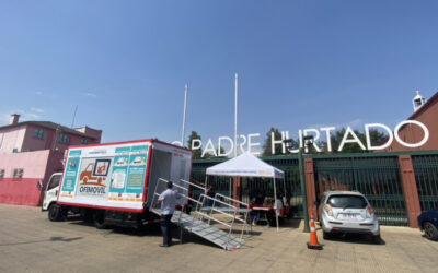 Vacunatorio Móvil en el Santuario Padre Hurtado