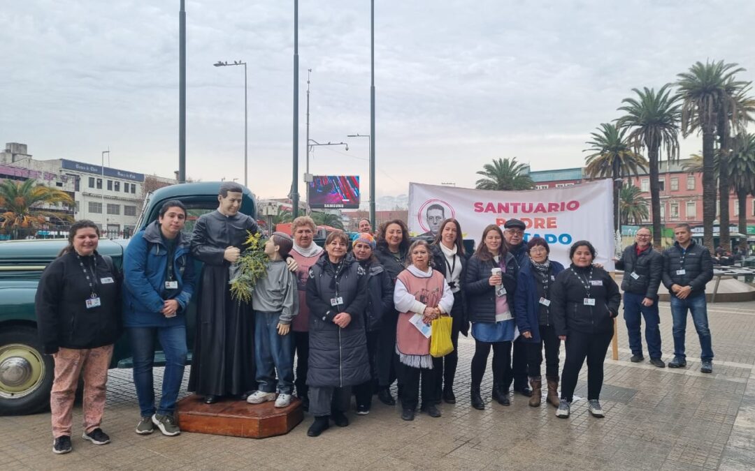 Santuario Padre Hurtado invita a los vecinos de Estación Central a prepararse para vivir el Mes de la Solidaridad