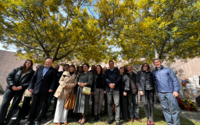 Empresarios, ejecutivos y emprendedores USEC realizaron Gesto del Aromo en el Santuario Padre Hurtado
