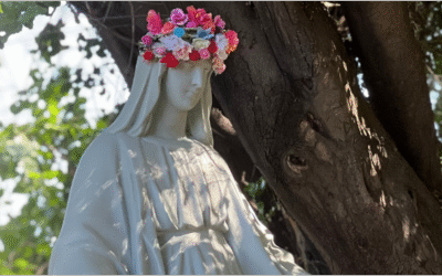 Mes de María: Taller de oración pintada