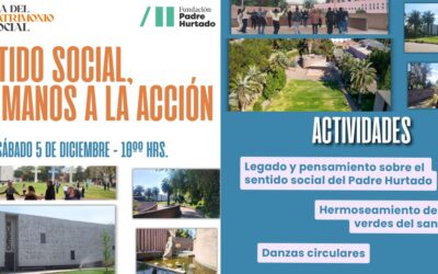 Fundación Padre Hurtado invita a vivir una experiencia de voluntariado en el Día del patrimonio social