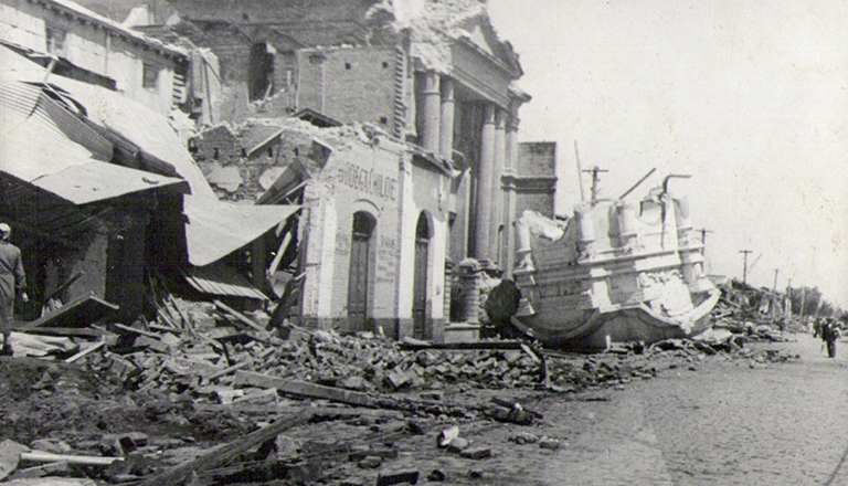 El Padre Hurtado y el terremoto de Chillán