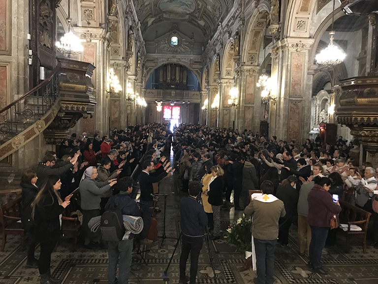 El Padre Hurtado se tomó la Catedral