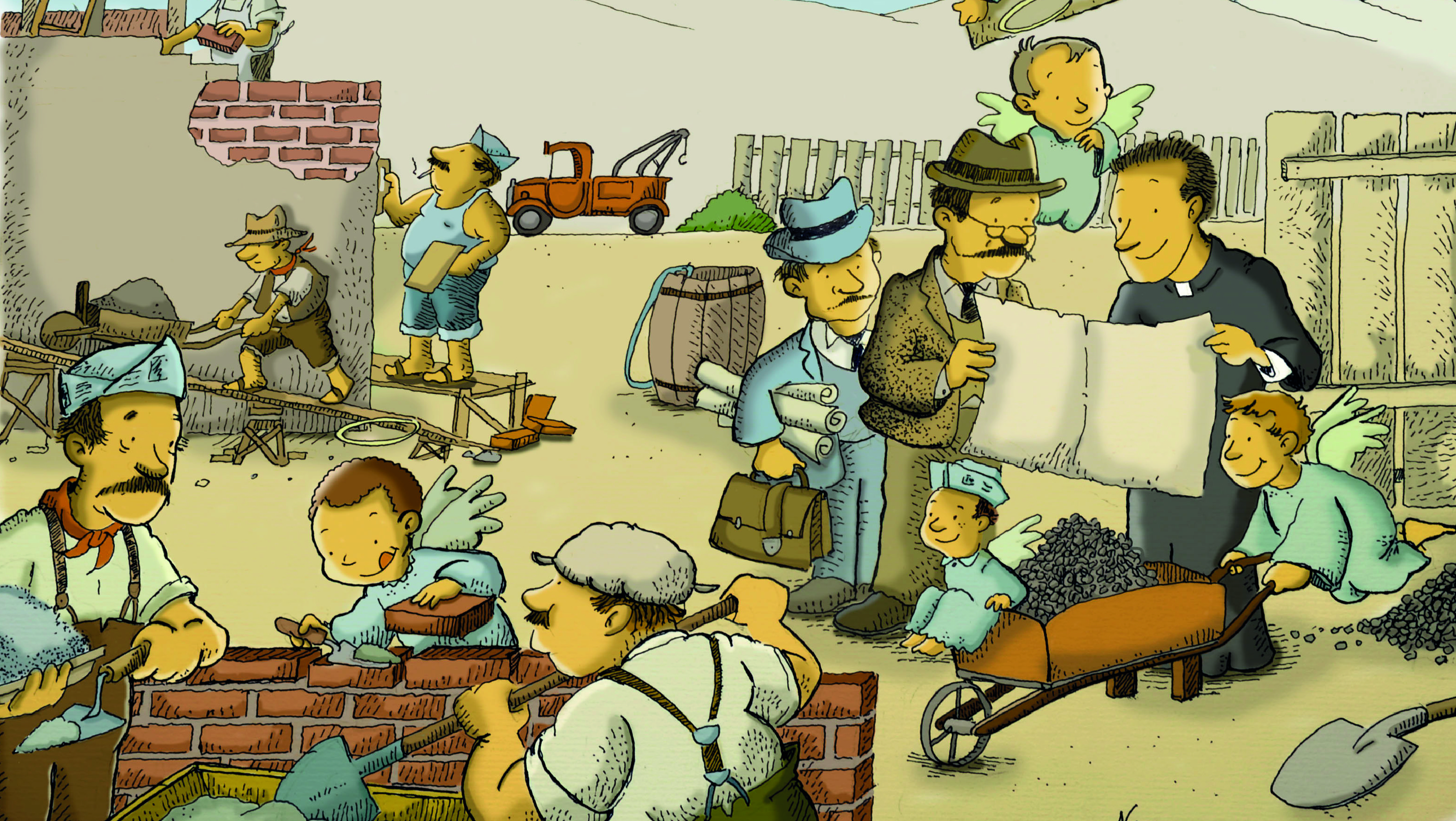 La vida del Padre Alberto Hurtado ilustrada para niños